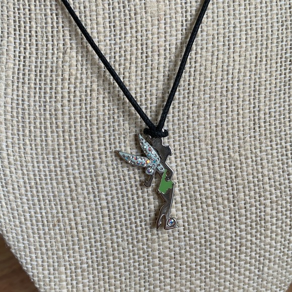 RARE Disney Tinkerbell Swarovski Necklace ✨ - Picture 2 of 5